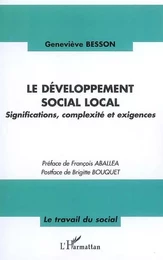 Le développement social local