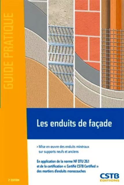 Les enduits de façade - Bertrand Ruot - CSTB