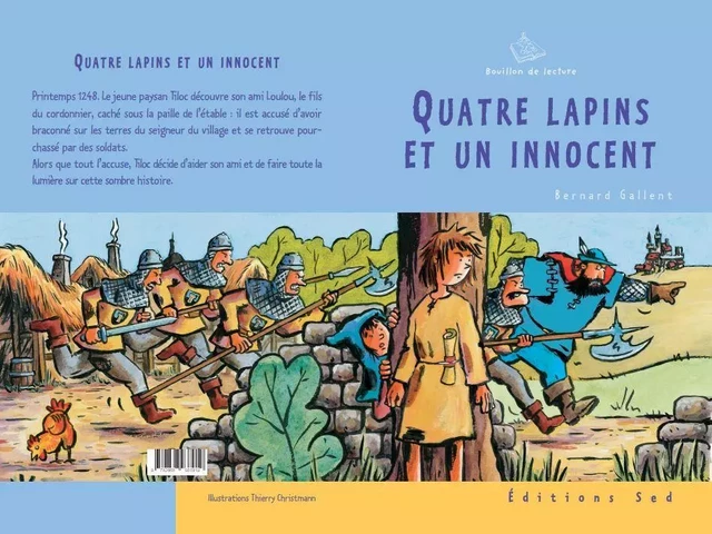 4 LAPINS ET 1 INNOCENT-CYCLE 3 -1 LIVRE -  GALLENT - EDIT SED