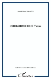 CAHIERS HENRI BOSCO N°19/20