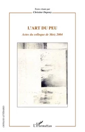 L'art du peu