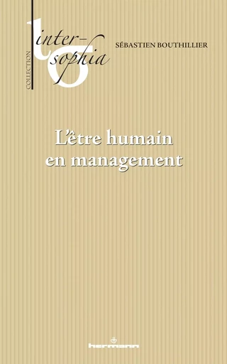 L'être humain en management - Sébastien Bouthillier - HERMANN