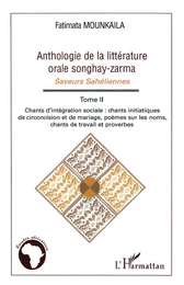 Anthologie de la littérature orale songhay-zarma