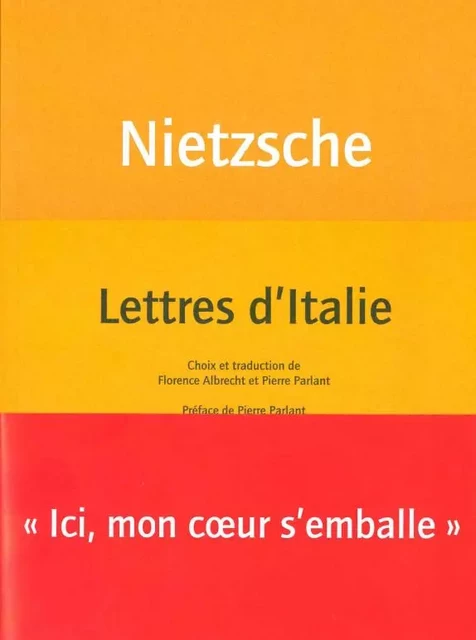 Lettres d'Italie - Friedrich Nietzsche - Nous