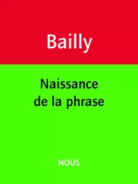 Naissance de la phrase