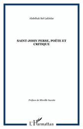 Saint-John Perse, poète et critique