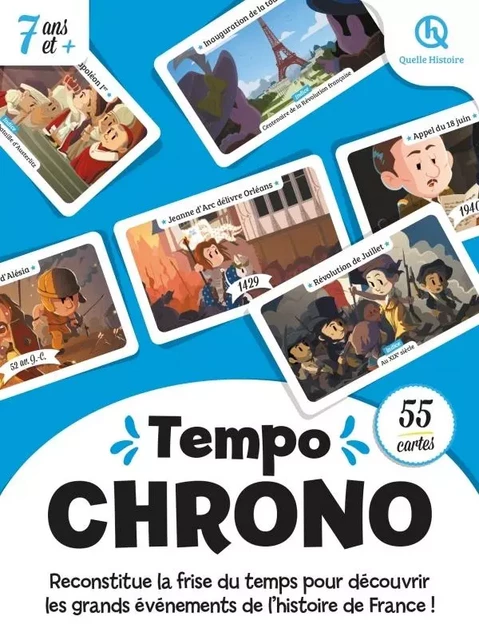 Tempo Chrono Histoire de France (2nde Ed) -  - QUELLE HISTOIRE