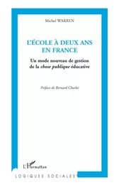 L'école à deux ans en France