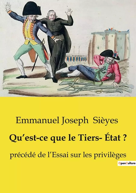 Qu'est-ce que le Tiers- État ? - Emmanuel Joseph Sièyes - SHS EDITIONS