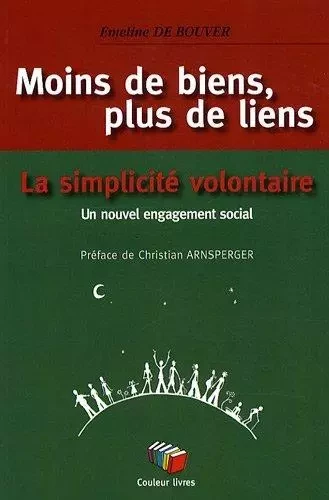 MOINS DE BIENS PLUS DE LIENS -  DE BOUVER - COULEUR LIVRES