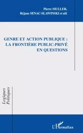 Genre et action publique : la frontière public-privé en questions