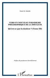 Vers un nouveau paradigme philosophique de la douleur