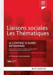 Le contrat à durée déterminée