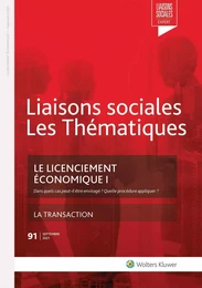 Le licenciement économique première partie