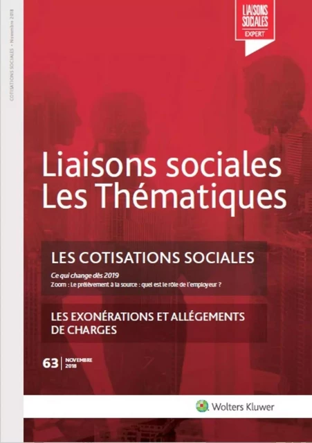 Les cotisations sociales - Sophie André, Lisiane Fricotté, Sandra Limou - LIAISONS