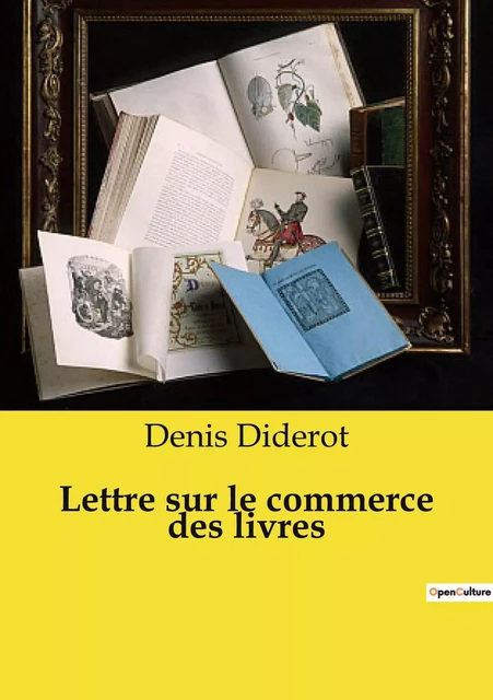 Lettre sur le commerce des livres - Denis Diderot - SHS EDITIONS