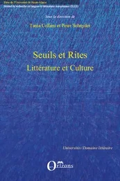 SEUILS ET RITES, LITTERATURE ET CULTURE