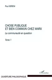 Chose publique et bien commun chez Marx