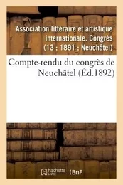 Compte-rendu du congrès de Neuchâtel