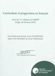 CURRICULUM ET PROGRESSION EN FRANCAIS