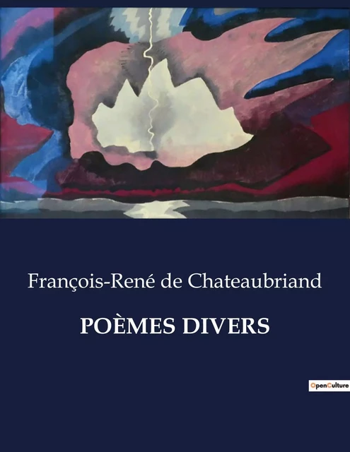 POÈMES DIVERS - François-René de Chateaubriand - CULTUREA