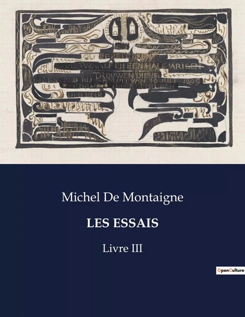 LES ESSAIS - Michel de Montaigne - CULTUREA