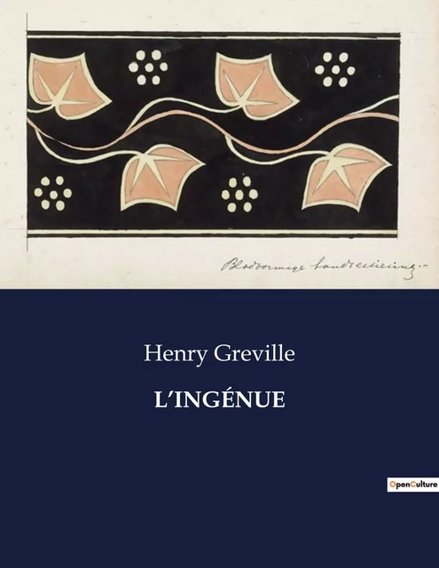 L'INGÉNUE - Henry Greville - CULTUREA