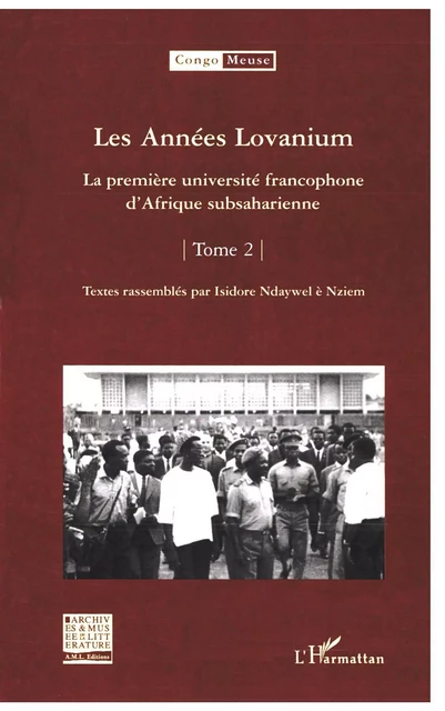 Les Années Lovanium - Isidore Ndaywel è Nziem - Editions L'Harmattan