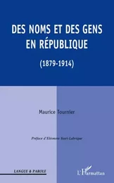 Des noms et des gens en République