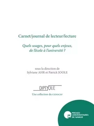 CARNET/JOURNAL DE LECTEUR/LECTURE