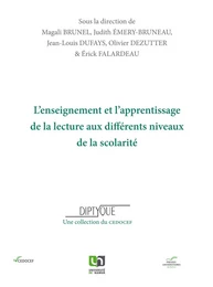 L'ENSEIGNEMENT ET L'APPRENTISSAGE DE LA LECTURE AUX DIFFERENTS NIVEAUX DE LA SCOLARITE