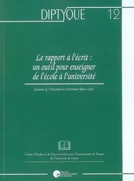 LE RAPPORT A L'ECRIT : UN OUTIL POUR ENSEIGNER DE L'ECOLE A L'UNIVERSITE