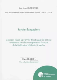 SAVOIRS LANGAGIERS