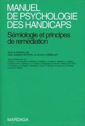 Manuel de psychologie des handicaps