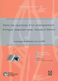 DANS LES COULISSES D'UN ENSEIGNEMENT BILINGUE (LANGUE DES  SIGNES - FRANCAIS) A NAMUR