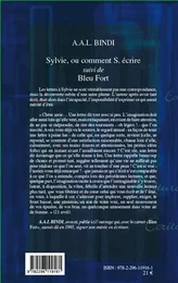 Sylvie, ou comment S. écrire