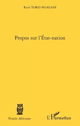 Propos sur l'Etat-nation