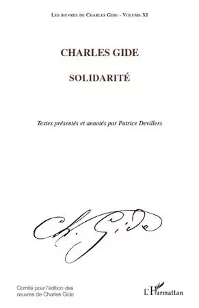 Charles Gide (Volume XI) - Charles Gide - Editions L'Harmattan