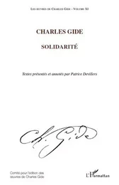 Charles Gide (Volume XI)