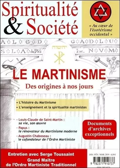 Le Martinisme - Des origines à nos jours -  Collectif - D.R.C