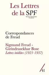 Les Lettres de la SPF n° 41