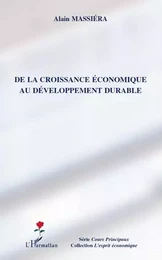 De la croissance économique au développement durable