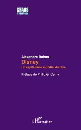 Disney - Alexandre Bohas - Editions L'Harmattan