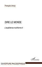 Dire le monde