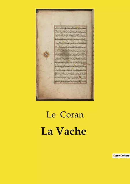 La Vache - Le Coran - CULTUREA