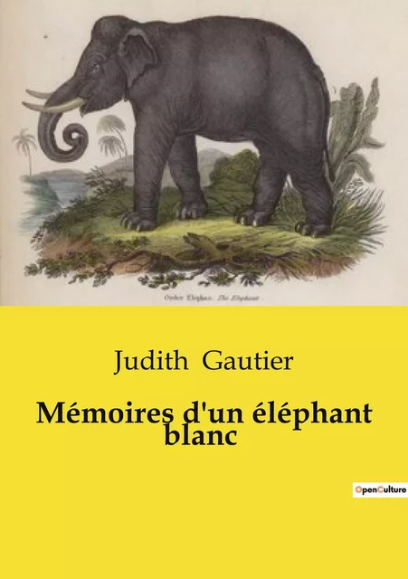 Mémoires d'un éléphant blanc - Judith Gautier - CULTUREA