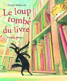 loup tombe du livre