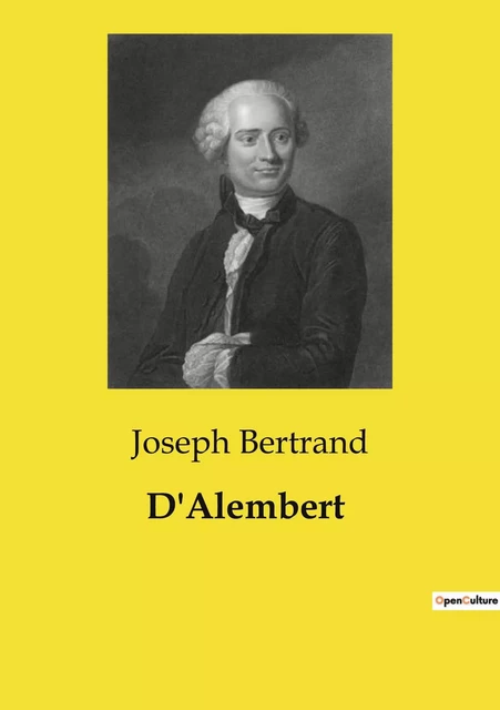 D'Alembert - Joseph Bertrand - CULTUREA