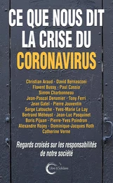 Ce que nous dit la crise du coronavirus - regards croisés sur les responsabilités de notre société