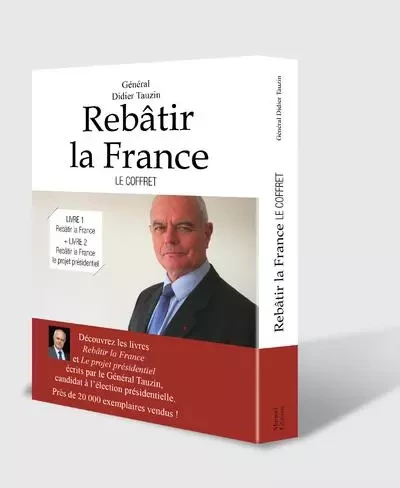 Coffret rebâtir la France - Didier Tauzin - Mareuil Editions